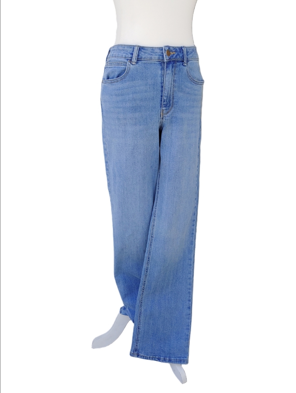 Wrangler Women's Bootcut Light Blue Denim Jeans Size 4 - Picture 5 of 16